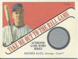 2004 Topps Cracker Jacks Take Me Out To The Ball Relics Game Moises Alou MA Cubs - £2.79 GBP