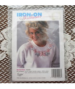 Golden Bee Iron-On Fashions Butterflies Embroidery Kit No. 10206  - $11.99