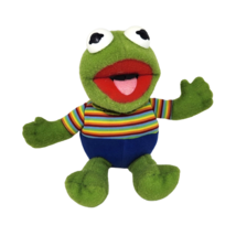 14" Vintage 1983 Hasbro Softies Kermit The Green Frog Stuffed Animal Plush Toy - $23.75