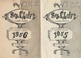 Sea Cliff Dinner Theatre Programs Summer 1955 Picnic &amp; 1956 Where's Charley - $15.84