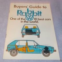 1976 Volkswagen Rabbit Buyers Guide Automobile Dealer Sales Showroom Bro... - £7.78 GBP