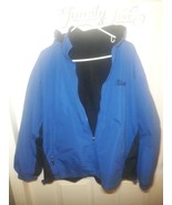 Alaska Hooded Sweater Jacket Men&#39;s Winter Blue Zipper Casual Polyester/C... - $385.76 MXN