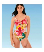 Miracle Brands Slimming Control Pink White Swimsuit NWT Size Small - $419.31 MXN