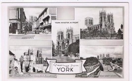 United Kingdom UK Postcard York Petergate York Minster Bootham Bar City Walls - £1.61 GBP