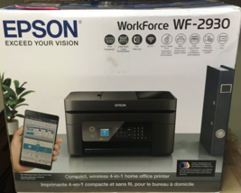 Epson WorkForce WF-2930 new in box tested 4-in-1 printer scanner copier - $96.58