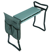 Garden Kneeler Seat W/Eva Folding Portable Bench Kneeling Pad And Tool Pouch New - £42.35 GBP