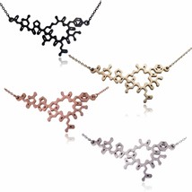 Oxytocin Molecule Stainless Steel Necklace - £14.09 GBP