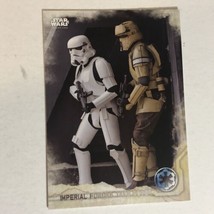 Rogue One Trading Card Star Wars #27 Imperial Forces Take Cover - £1.51 GBP