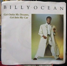 Billy Ocean-Get Outta My Dreams, Get Into My Car-45rpm-1988-NM w/Picture Sleeve - £4.73 GBP