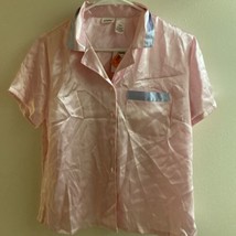 Enchanting Women’s Pajama Shirt  Top S Small Bust 32” Solid Pink  New NWT - £5.34 GBP