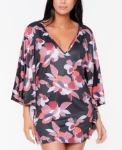 MSRP $78 Bar Iii Floral Caftan Cover-Up Black Size Medium NWOT - £26.65 GBP