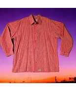 Ted Baker Shirt Adult Large Size 5 Button Up Long Sleeve Red Plaid Mens ... - €22,68 EUR