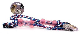 2 Count SLB Products PawFam Multicolor Dog Rope Toy Pet Approved