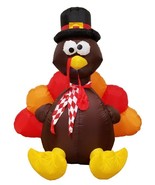 6 Foot Thanksgiving Inflatable Lighted Turkey Outdoor Yard Party Decorat... - £46.35 GBP