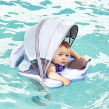 Non inflatable Baby Floater Infant Swim Waist 3D green tail canopy - £80.89 GBP