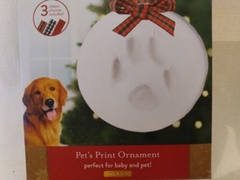 Kate &amp; MiloMemory Paw Print Ornament Kit Create Your Own Ornament Pet Child Baby - £9.99 GBP