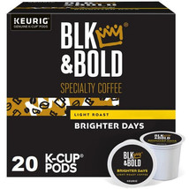 BLK &amp; BOLD COFFEE BRIGHTER DAYS KCUPS 20CT - $24.74