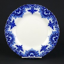 WH Grindley Clifton Flow Blue Dinner Plate, Antique c.1891 England Exc 9 3/4&quot; - £46.98 GBP