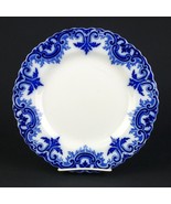 WH Grindley Clifton Flow Blue Dinner Plate, Antique c.1891 England Exc 9... - £46.98 GBP