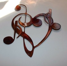 Special Edition Heart Notes W/ Extra Notes metal wall decor 9 1/2 tall x 9 wide - $24.68