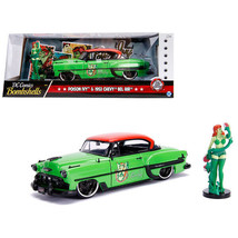 1953 Chevrolet Bel Air Green and Red Top with Poison Ivy Diecast Figure "DC C... - $48.07