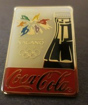 Coca- Cola Nagano, Japan 1998 Olympic Games Lapel Pin - $4.46