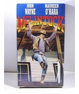 McLintock with John Wayne &amp; Maureen O&#39;Hara  VHS Exc Cond. 128 Minutes - $4.35 CAD