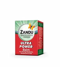 4 x Zandu Balm Ultra Power Balm Multipurpose Solution for Strong Headach... - £6.01 GBP