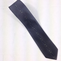 Italy New Fashion Men&#39;s Necktie Black/Green Dots Polyester 58&quot; x 2.50&quot; Used - $5.99
