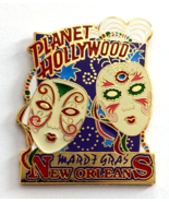 Planet Hollywood Mardi Gras New Orlean Enamel Pin Restaurant Advertise S... - $17.80 CAD