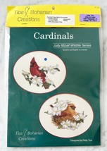 Cardinals Judy Mizell Wildife Series 7 &amp; 8 Counted Cross Stitch Kit Tice... - $17.05