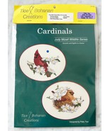Cardinals Judy Mizell Wildife Series 7 &amp; 8 Counted Cross Stitch Kit Tice... - £13.61 GBP