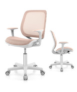 Ergonomic Children Study Chair with Soft Filling Sponge &amp; Sit-Brake Whee... - $135.99