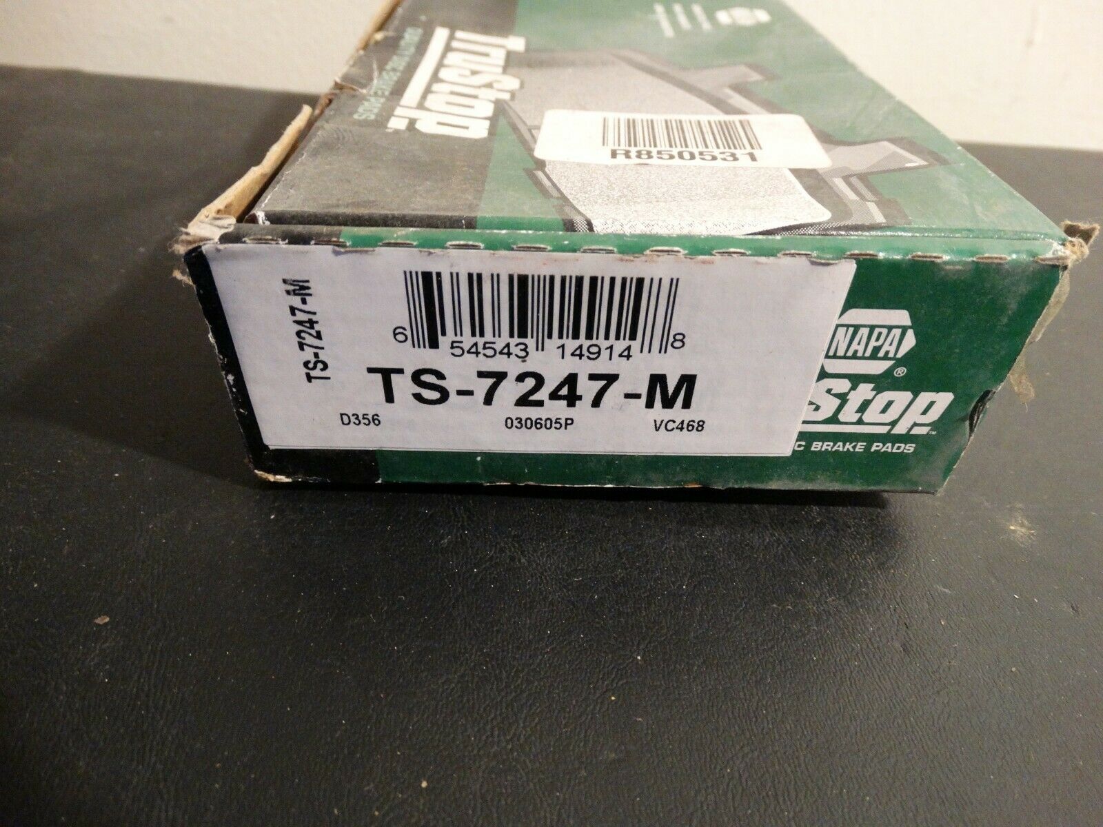 napa trustop TS7247M semi-metallic brake pads - $9.90