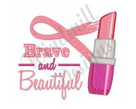 Breast Cancer Ribbon - Machine Embroidery Design - £2.73 GBP