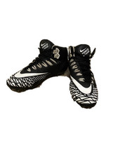 Nike Force Savage Pro TD “Black White” A02883-010 Men’s Sz 10.5W Football Cleats - £47.20 GBP