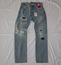 NWT Levi&#39;s 150th Anniversary Men 501 Original Fit Selvedge Button Fly Jeans Hemp - £41.76 GBP