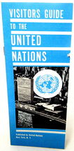 Visitor's Guide to the United Nations Brochure 1955 UN Pamphlet US Seller - $12.86