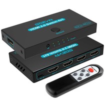 Hdmi 2.0 Switch 4 Port, Hdmi Switch Splitter 4 In 1 Out, Metal Hdmi Switcher 4K  - £35.16 GBP