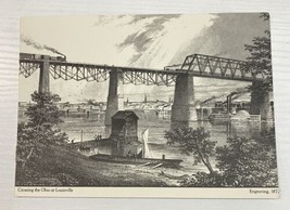 Crossing the Ohio at Louisville Postcard - £2.32 GBP