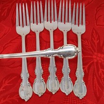 1847 Rogers Bros Reflection 6 Dinner Forks International Silver Plate Vt... - £20.28 GBP