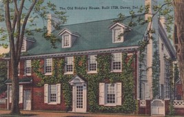 Old Ridgley House Dover Delaware DE 1952 Wilmington Postcard C58 - £2.40 GBP