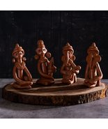 SOWPEACE Handcrafted TTerracotta Tribal Figurine Set of 4 The time of T... - £53.34 GBP