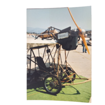 1987 La Demoiselle Airplane Replica Photo Darracq Engine Aesthetic 3.5" ... - $34.65