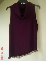 New Robert Rodriguez Purple Viscose Cow Neck Jersey Top Blouse Size M $79 - $37.49