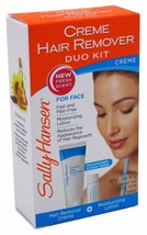 Sally Hansen Creme Hair Remover Duo Kit For Face (3 Pack) - £30.36 GBP