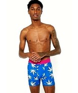 Rue21 Men&#39;s Active Flex Boxer Brief Marijuana Leaf Print X-LARGE 6&quot; Inse... - $25.17 CAD