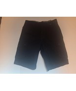NWT Hurley Cargo Shorts Men Size 31 Waist, 23&quot; Length Black Utility Pock... - $27.32 CAD