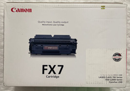 Canon FX7 Black Toner Cartridge 7621A001AA Sealed Retail Box Fast Shipping - £23.49 GBP