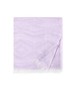 Sferra Glima Lavender Throw Blanket Fringed Lightweight Soft 51&quot;x70&quot; Ita... - $1,432.51 MXN
